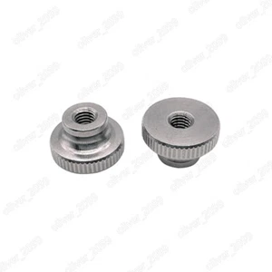 304 Stainless Steel DIN466 Knurled Thumb Nuts With Collar M3 M4 M5 M6 M8 M10 - Picture 1 of 6