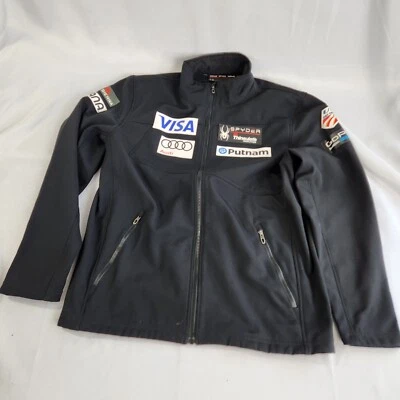 Chaqueta del equipo de esquí de Estados Unidos Spyder Audi Visa Thinsulate Putnam Go Pro High Sierra Usana Foto 1 de 4