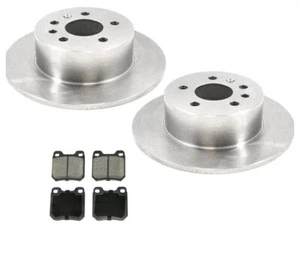 Disc Brake Rotor Rear (2) 34126 With CD709 Ceramic Pads Fits 00-05 Saturn L100 - Picture 1 of 7