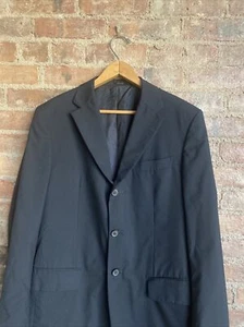 Jil Sander Men's Tailored Jacket Size 48 IT Small US, Black 100% Wool Italy - Picture 1 of 11