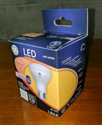GE LED Indoor Floodlight Soft White 7 Watt 45 Watt Replacement Dimmable R20 - Image 1 of 4