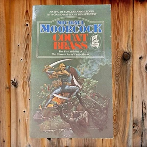 Count Brass Michael Moorcock Vintage Sci Fi Fantasy Adventure PB Book - Imagen 1 de 4