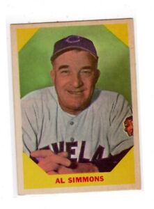 1960 Fleer #32 Al Simmons VG-EX