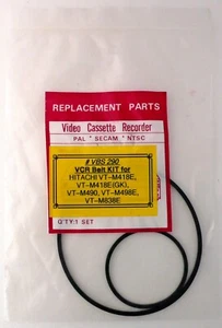 VCR Belt KIT for HITACHI VT-M418E, VT-M418E(GK), VT-M490, VT-M498E, VT-M838E - Bild 1 von 4