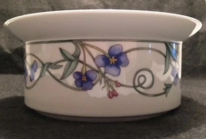 Dansk - Umbrian Flowers Dinnerware - Flared Rim 8" Round Vegetable Serving Bowl - Picture 1 of 6