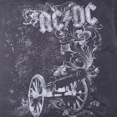 Vintage 00s AC/DC FOR THOSE ABOUT TO ROCK T SHIRT Y2K Era Concert Tee ACDC M / L - Image 1 of 4