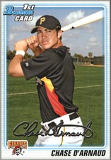 2010 Bowman Prospects Black #BP51 Chase D'Arnaud