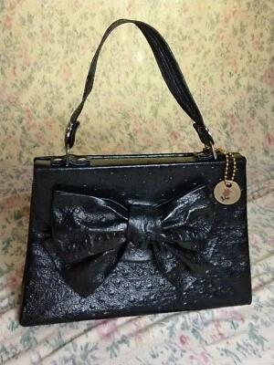 Monedero TULIPANES Rosa Por Annette Cook Hecho en CT Connecticut, U.S.A. Lazo de Cuero Foto 1 de 4