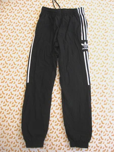 Pantalon Adidas Originals trefoil Noir bandes blanches Survetement Pants - XS - Picture 1 of 6