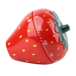 Countdown Reminder Strawberry Shaped Kitchen Timer 60 Minutes Kitchen Timer YAN - Picture 1 of 7