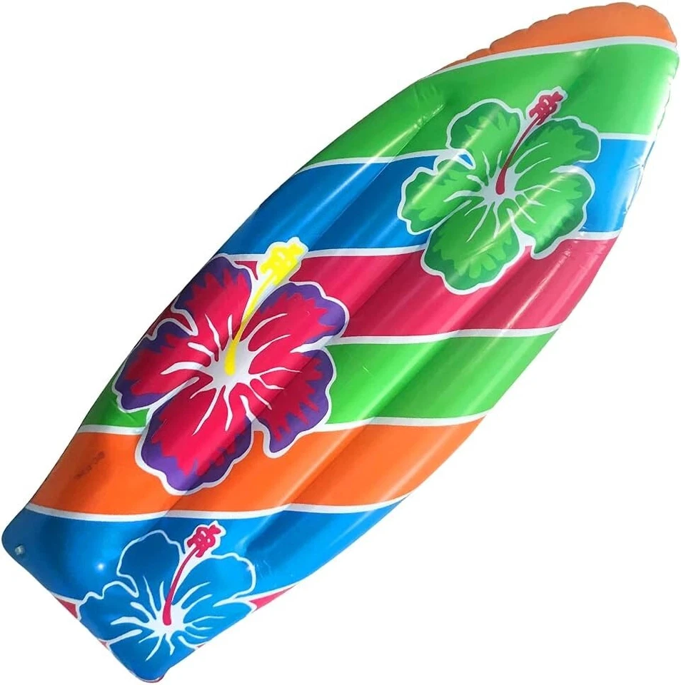 Artcreativity Luau Surfboard Inflate Inflatable Surfboard for Beach Tropica...
