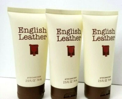 3 件装英式皮革剃须膏 2.5 液量盎司 Dana 经典香水未开箱 — 第 1/3 张图片