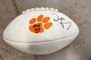 DABO SWINNEY SIGNED Autograph CLEMSON TIGERS Logo Football Jsa - Picture 1 of 3