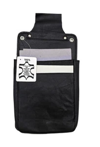 Leder Holster für Kellnerbörse mit Gürtelschlaufe schwarz - Bild 1 von 2