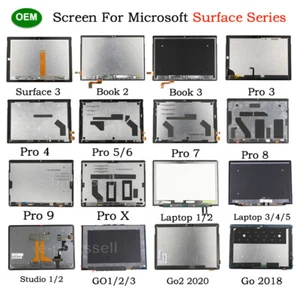 OEM LCD Screen For Microsoft Surface Pro 4 5 6 7 8 9 Go Book 2 laptop 3/4/5 Lot - Picture 1 of 269