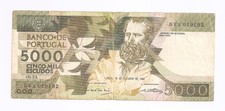 Portugal Banknote 5000 Escudos - 19/10/1989 -  Antero de Quental   *am_M19*