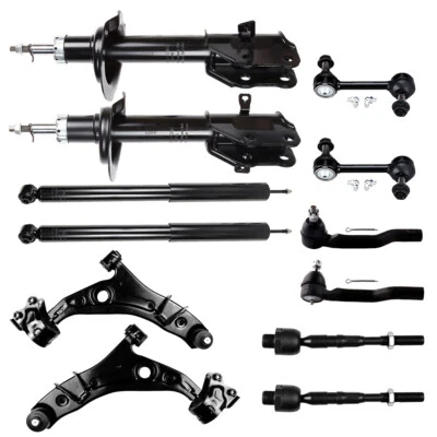 12 Pcs For 2007-2009 Ford Edge Lincoln MKX Front Rear Shock Strut Suspension Kit - Image 1 of 4