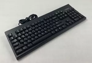 Black Gateway KU-0447 USB Wired PC Computer Keyboard Tested - Picture 1 of 10