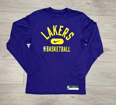 Lakers team issued size Small Pro cut jersey warm-up Shooting shirt LeBron James - Image 1 of 4