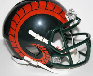 2018 Colorado State Rams Custom Riddell Mini Helmet vs Illinois State - Picture 1 of 3
