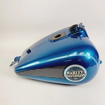 Harley-Davidson Ultra Classic 1995 tanque de gasolina FLHTC aguamarina nuevo stock antiguo Foto 1 de 4