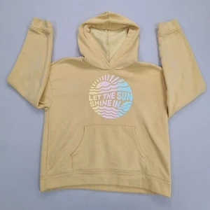 Old Navy Sweater Girls Extra Large Yellow Hoodie Pullover Comfort Outdoors Kids - Picture 1 of 7