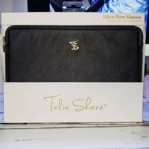 Talia Shore Black Ultra Slim Sleeve Fits most 10" Tablets *NIB* - Picture 1 of 9