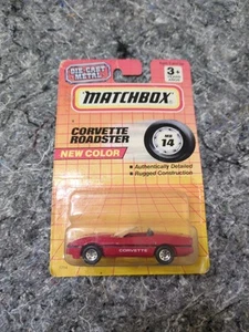 1993 Matchbox Corvette Roadster MB14 Red New & Sealed - Picture 1 of 6