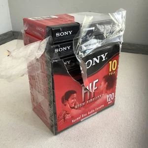 8 cassette de audio Sony C-120HFL 120 minutos cintas selladas IEC 1/Tipo I sesgo normal - Imagen 1 de 10