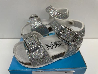 Sandali Neonata Femmina Goldstar GS806X Glitter Ghiaccio Taglia 20 (UK 4 / US 5) - Immagine 1 di 4