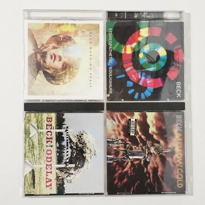 Beck CD Lot Of 4 Odelay, Stereopathetic Soulmanure, Morning Phase, Mellow Gold Foto 1 de 4