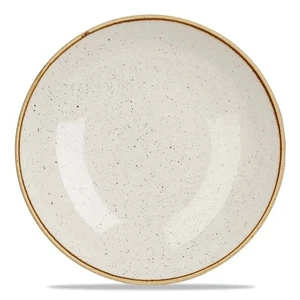 Plato Hondo Stonecast Barley Blanco Ø 31 Cm En Cerámica Vitrificada - Churchill - Imagen 1 de 3