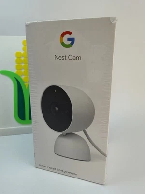 Google Nest Security Cam (Wired) - 2nd Generation - Snow - Image 1 of 4