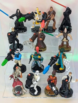 Lote de 14 Star Wars Attacktix - Vader Chewbacca Trooper boba Greedo plo nute Foto 1 de 4