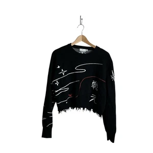 Stitch Spring Medium Pullover Schwarz Weiß Rot Academia Anime Limited Edition - Bild 1 von 11