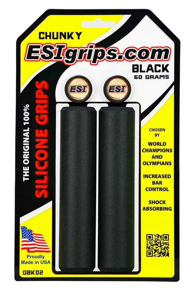ESI Grips Chunky MTB Fahrradgriffe 130mm schwarz