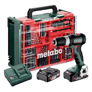 Metabo SB18 L SET 18V Brushless Combi Drill Kit & 78pcs Accessory Set 614053940 - Picture 1 of 4