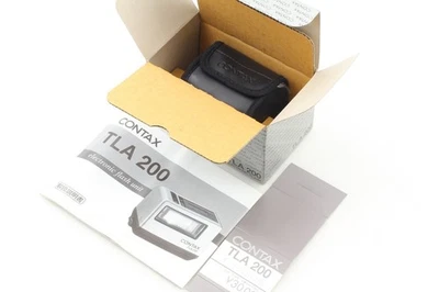 [Unused in Box] Contax TLA200 Silver Shoe Mount Flash For G1 G2 From JAPAN - Image 1 of 4