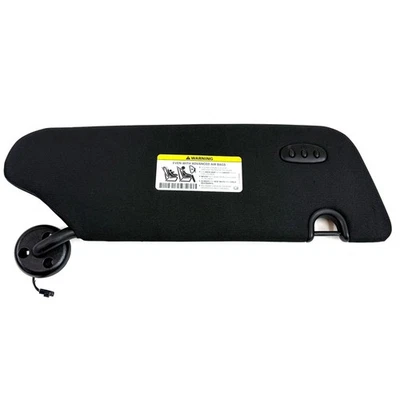 2008-2020 Dodge Grand Caravan Sun Visor Driver Left Black Cloth OEM W/ HOMELINK - Image 1 of 4