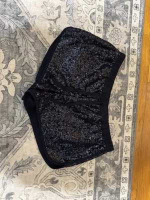 Women’s Victoria Secret Sequin Shorts Blue  Xs - Image 1 of 3