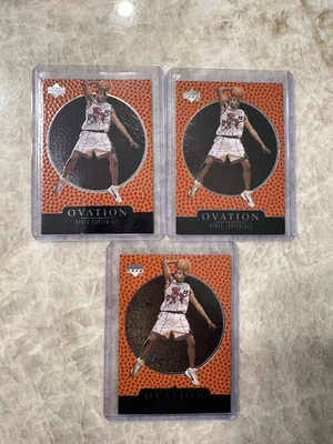 (3) Lote 1998 Upper Deck Ovation #75 Vince Carter RC Raptors Hof Tarjeta Rara Foto 1 de 4