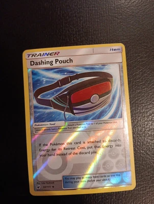 Dashing Pouch 92/111 Sm-Crimson Invasion Reverse Holo - Image 1 of 2