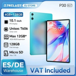 Tablet Android 14 10.1" 12GB RAM 128GB ROM IPS UNISOC T606 Octa-Core 6000mAh - Imagen 1 de 6