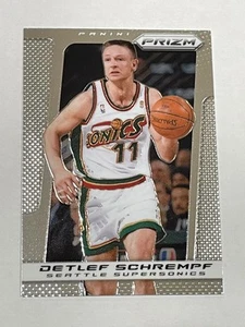2013-14 Panini Prizm Basketball #217 - Detlef Schrempf - Seattle SuperSonics - Picture 1 of 2