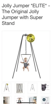 Jolly Jumper Elite Sela Cinza - O Jolly Jumper Original com Super Suporte e P - Imagem 1 de 2