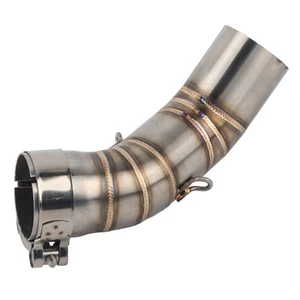 AUTO Exhaust Middle Link Pipe Motor Exhaust Middle Pipe Stainless Steel Connect - Picture 1 of 8