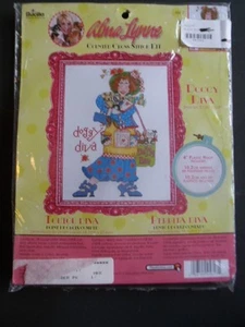 Kit de punto de cruz Bucilla Doggy Diva #45617 Alma Lynne - Imagen 1 de 2
