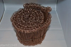 1000 X Drahtsackverschluss 1,0X160 mm Drahtverschluss Drähte Weide Zaun Säcke - Bild 1 von 1