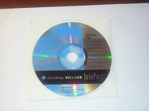 Vintage 1998, Global Village TelePort 56K Driver Software for Mac OS 7.x to 9.x - Picture 1 of 2