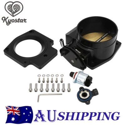 Billet 92mm Throttle Body + TPS IAC + Spacer For Chevrolet GM III LS1 LS2 LS3 LS - image 1 of 4